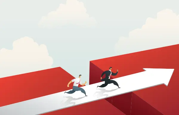 次の層へ進む図