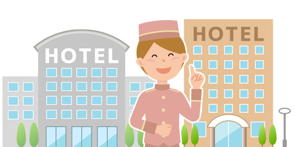 ホテル事業者イラスト